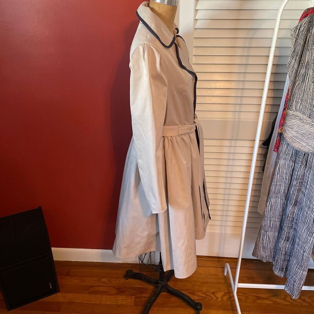 ANTHROPOLOGIE | elevenses “fair lady” trench coat 8 - Picture 6 of 15